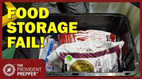 Food Storage Fail! Do NOT Store Your Dry Goods Like This