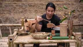 Make a Bamboo Tea Table, Search for Food in the Forest, Survive on the River | | EP. 329