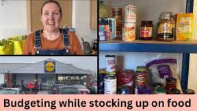 Building a stock of food on a budget. UK cost of living prepping & long term food storage update.