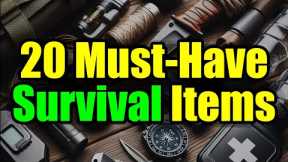 SURVIVE SHTF – 20 Essential Survival Items to STOCKPILE – Be READY