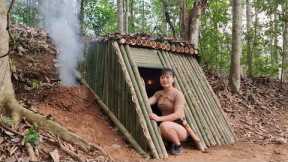 Build survival shelter, jungle adventure, wild forest beauty