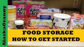How To Get Started With Food Storage- Prepping Food Stockpile Cheap and Easy Plan
