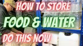 How to Prep for SHTF | Food & Water Storage