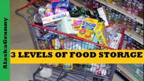 3 Levels of Food Storage Easy Prepper Pantry Meals Emergency Food Kit
