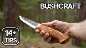 14+ Bushcraft Skills: Survival Tips with Fire, Knife, Saw