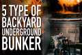 5 Type Of Backyard Underground Bunker 