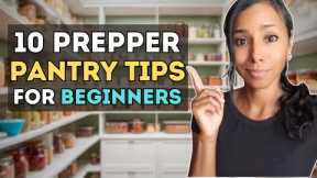 10 Prepper Pantry Food Storage Tips for Beginners