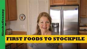 First Foods To Stockpile Long Term Food Storage - Prepping For Beginners