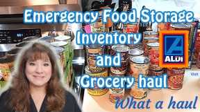 Emergency Food Storage Inventory and Grocery Haul | Prepper Pantry / Food Pantry Haul