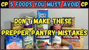 Avoid These 5 Foods For Long Term Storage: Prepper Pantry Mistakes