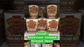 Found! Keystone Canned Ground Beef - Prepping - Preppers Pantry - Prepper - Food Storage #prepping