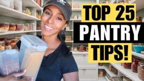 25 Prepper Pantry Tips for Beginners | Food Storage Tips