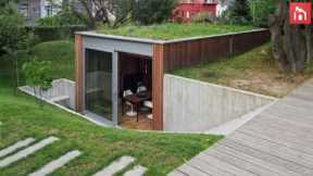 Semi-Underground Homes That Become One With The Land