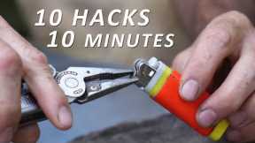 10 Survival and Bushcraft HACKS you probably didn't know!