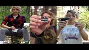 Compilation Survival Skills #survival #lifehacks #outdoors #camping #bushcraft #asmr #skills