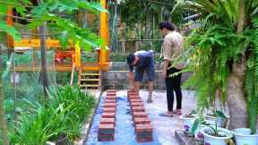 Build pillars to prepare for raising and moving wooden CAIBIN. Restore warehouse damaged by storm