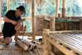 Making Tea Tables From Bamboo,