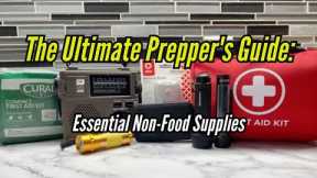 Essential Non-Food Supplies EVERY Prepper Needs!