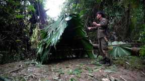 Make a shelter in the deep forest, when it rains heavily, fish, pick bamboo shoots, and cook