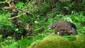 The Girl Brutal Jungle Survival Against a Komodo Dragon - Survival Skills