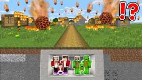 DOOMSDAY BUNKER TO PROTECT FAMILY FROM METEORITE APOCALYPSE!!