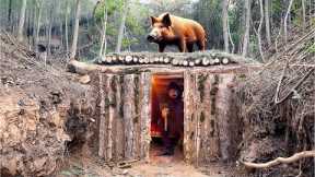 Building a Warm Shelter in a Boar's Den, Survival Skills