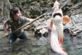 Stream fishing skills, building new