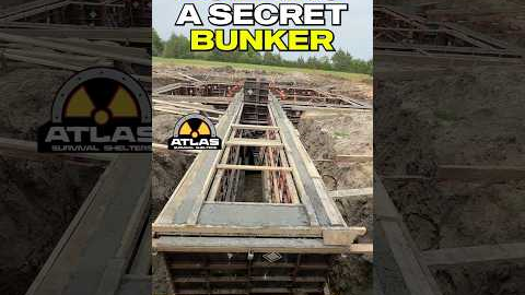 Building a SECRET concrete BUNKER! #atlassurvivalshelters