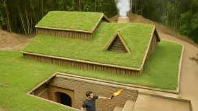 Full video: 45 Days I Built a Bushcraft Survival Wooden House Underground