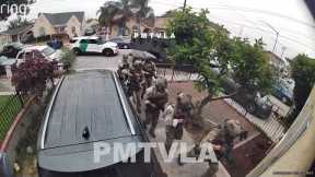 ICE Federal Agents Raid Huntington Park Home