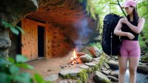 120 Days of Adventure in the Deep Forest. Build a Secret Shelter, Log Cabin - Great Bushcraft Trip