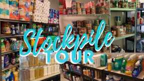 EMERGENCY PREPPER PANTRY & STOCKPILE TOUR | HOW I ORGANIZE AND FOOD STORAGE
