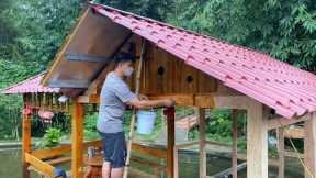 Coloring a happy life in the mountains: Enjoy fresh coconut together, DAU beautifies the new room