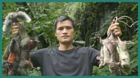 Survival Skills: Trap Setup and Animal Harvest in the Wild