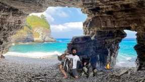 3 DAYS solo survival on Island (NO FOOD, NO SHELTER) Catch and Cook, FISHING - Bushcraft  Camping
