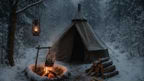 Survival Challenge: Building a Forest Shelter, Mastering Survival Skills & Camping in the Wild