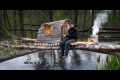 Building a Bushcraft Survival Shelter 