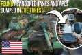 Found  ABANDONED TANKS dumped in the