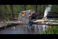 Bushcraft Survival Shelter Over Water 