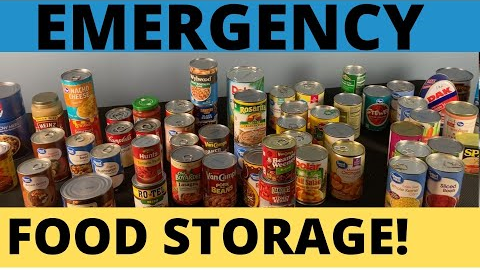 75 Canned Foods For Your Emergency Food Storage Prepper Pantry! - All Types Of Food