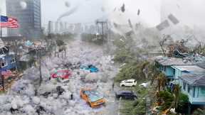 Chaos in Oregon, USA Now! Giant Hails & Brutal Storm Severely Damaged Homes & Cars in Bend! 