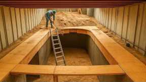 This guy is building a secret underground bunker that even the police will never find!
