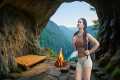 Building a Hidden Cave Shelter for