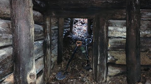 AN INTACT GERMAN DUGOUT HAS BEEN FOUND / WW2 METAL DETECTING
