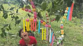 Part5 Survival Skills: SMART Ideas and USEFUL in Forest With Single Mom | Jungle Life