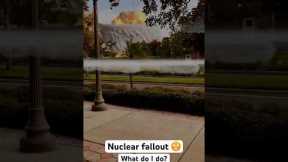 Nuclear bomb exploded… how do you survive the fallout? #war #usa #russia