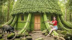 150 Days Survival Alone Building Complete House In The Forest, Survival Alone, Solo Bushcraft