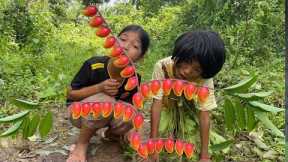 Part 16 Survival Skills SMART Ideas and USEFUL in Forest With Single Mom  Jungle Life