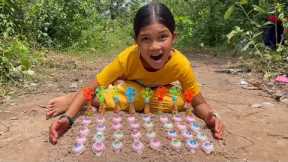 Part 72 Survival Skills SMART Ideas and USEFUL in Forest With Single Mom  Jungle Life