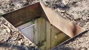 shipping container underground house